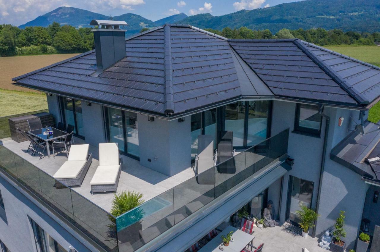 Luxurioese Penthaus Wohnung Anif Luaran gambar