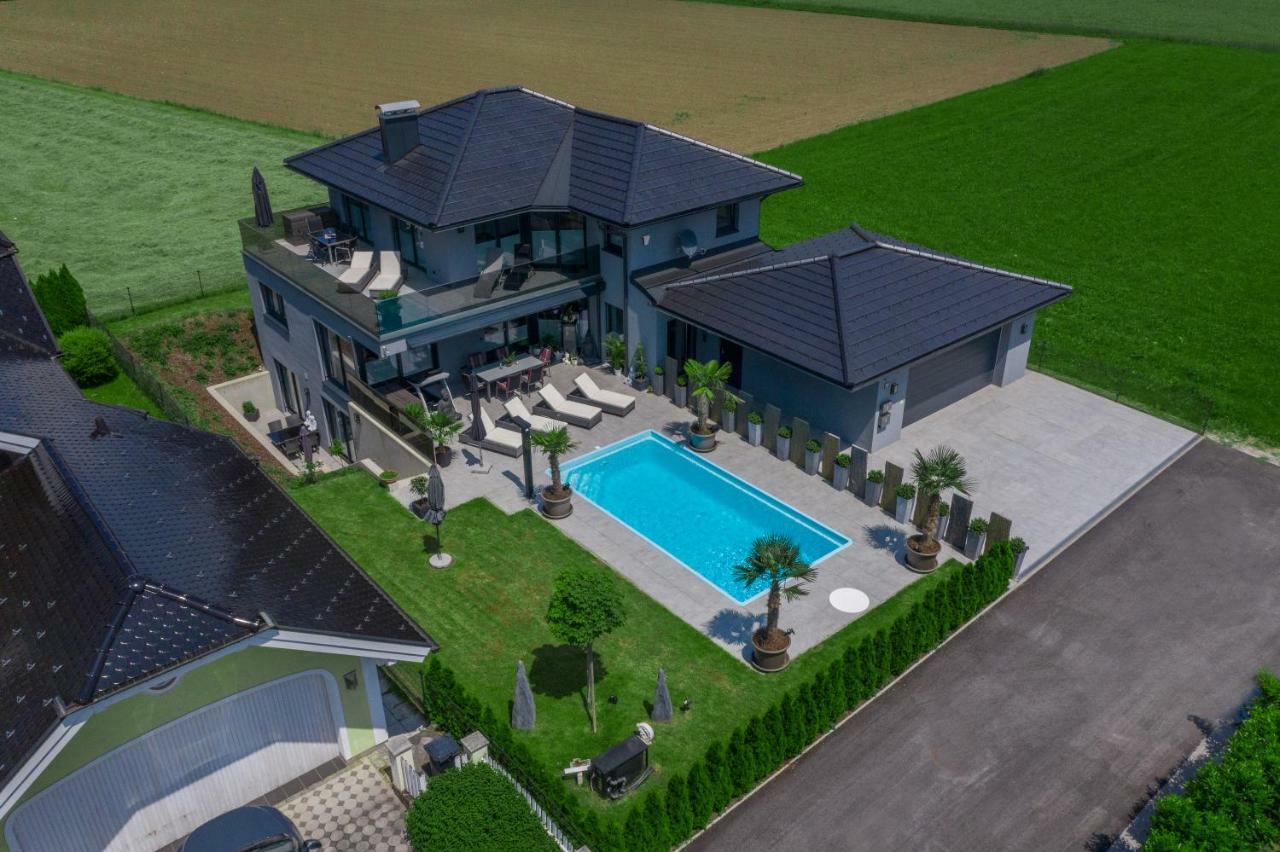 Luxurioese Penthaus Wohnung Anif Luaran gambar
